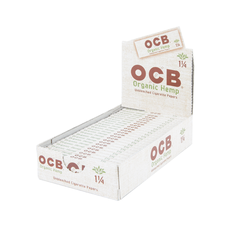 OCB Unbleached Organic Hemp Papers 1 1/4