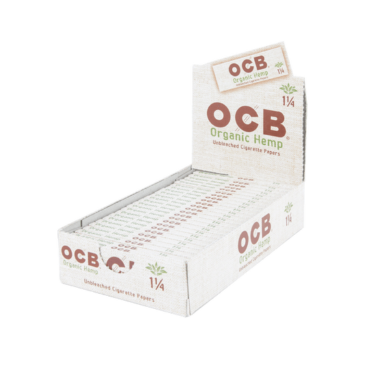 OCB Unbleached Organic Hemp Papers 1 1/4